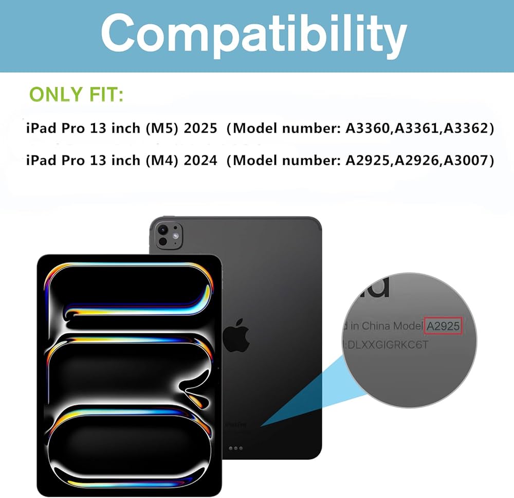 Amazon.com: ProCase for iPad Pro 13 Inch 2025(M5) / 2024(M4) Case